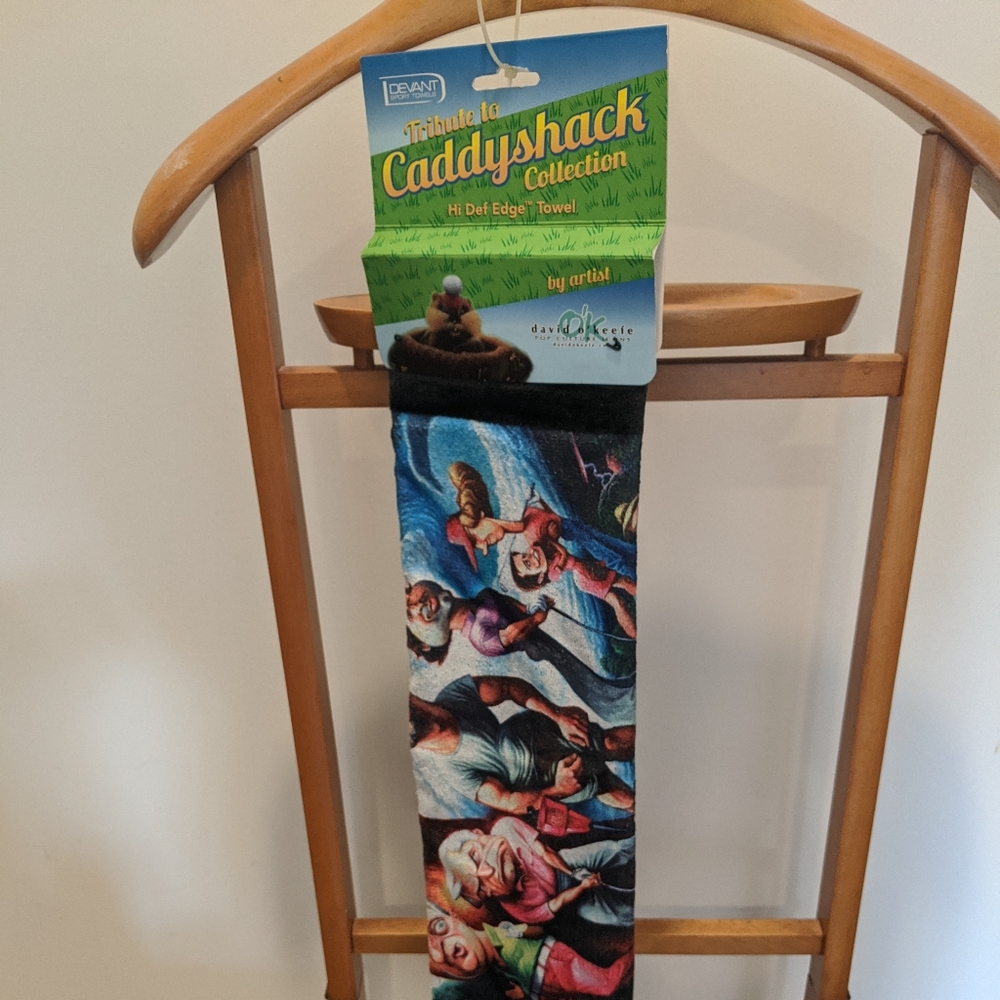 GOLF TOWEL TRIBUTE TO CADDY SHACK GOLF HAND TOWEL